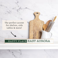 Happy Place Personalized Skinny Sign
