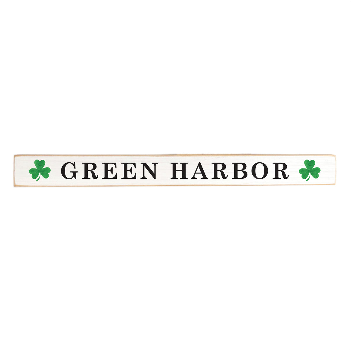 Shamrocks Personalized Skinny Sign