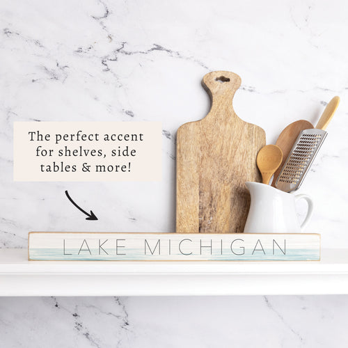 Waterscape Personalized Skinny Sign