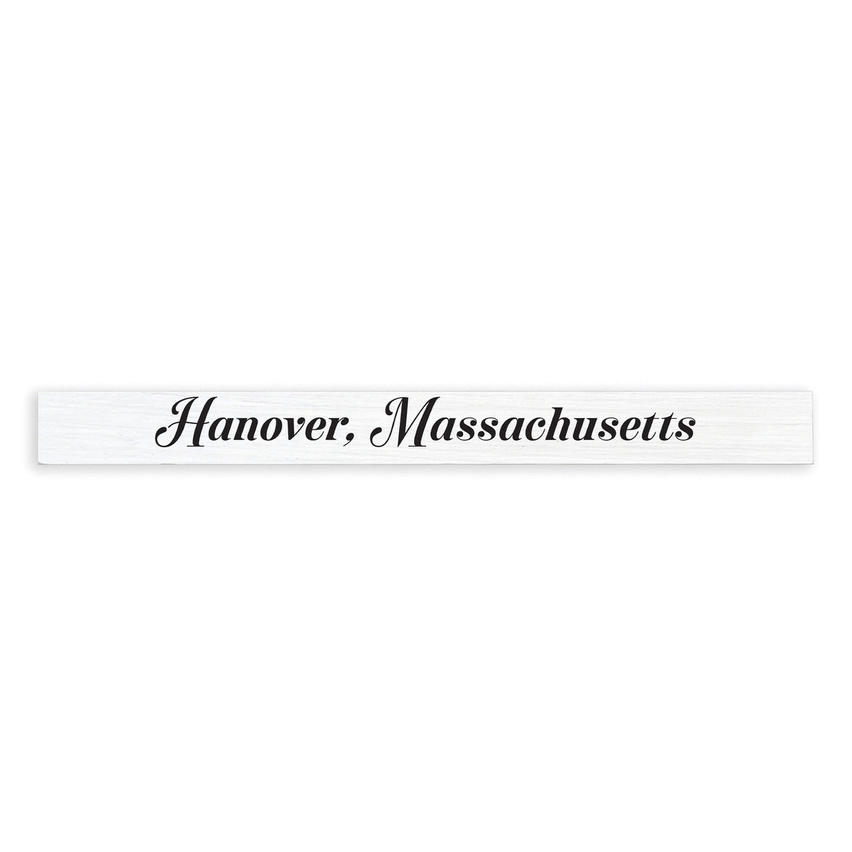 Script White/Black Personalized Skinny Sign