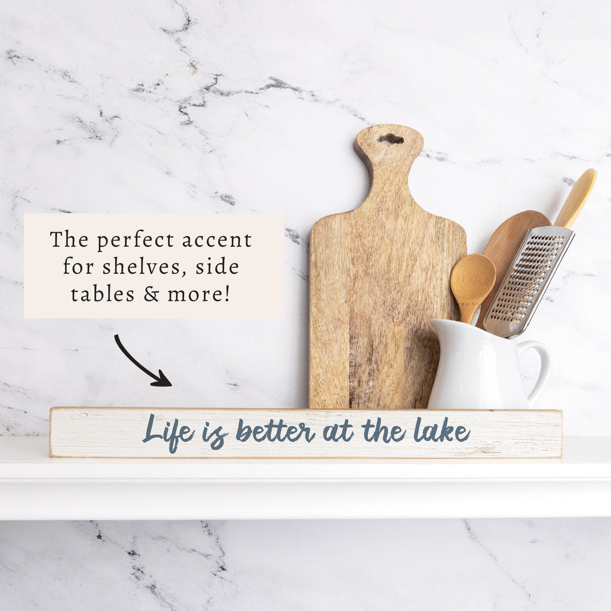 Life Is Better At The Lake Skinny Sign