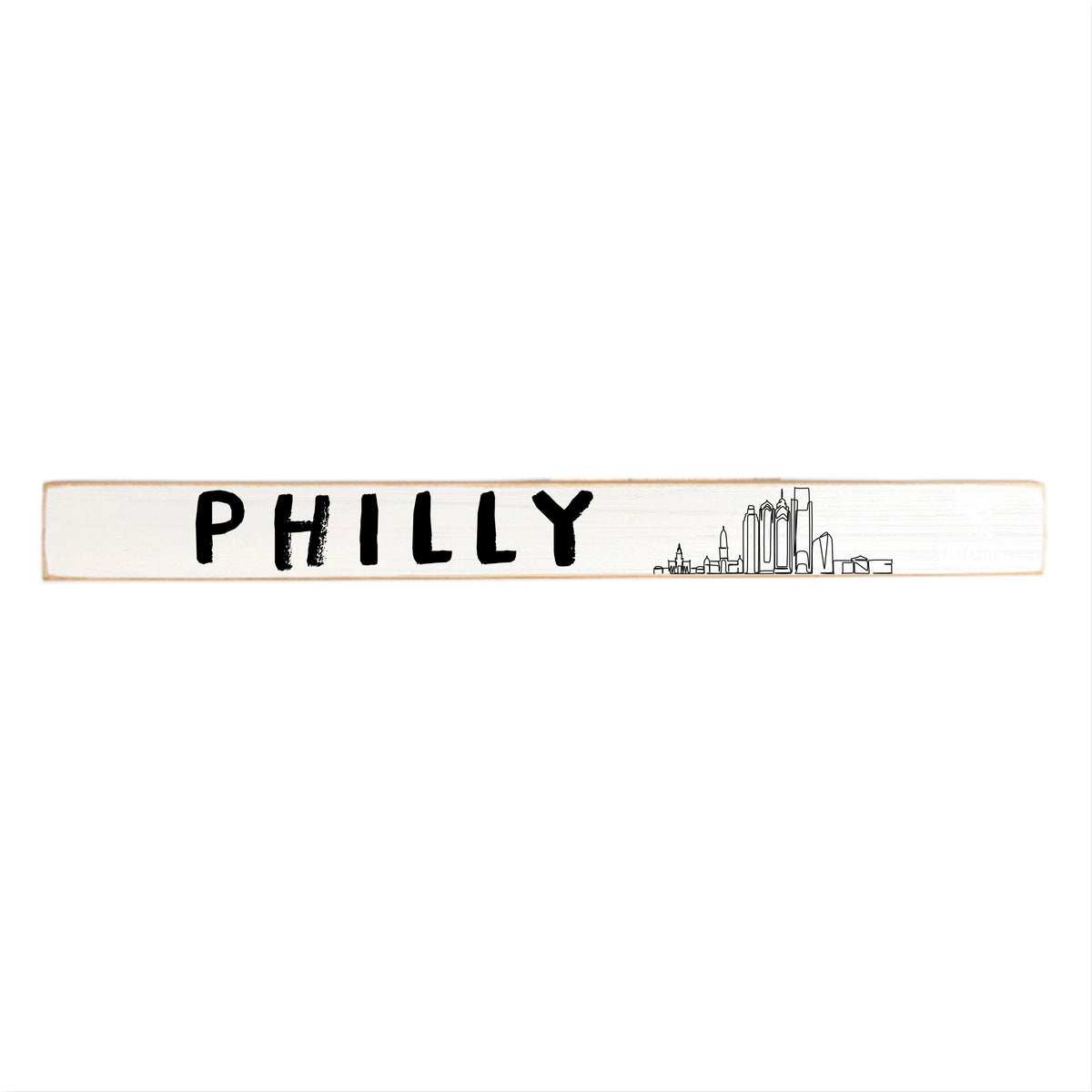 Philly Skyline Skinny Sign