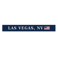 Las Vegas NV American Flag Skinny Sign