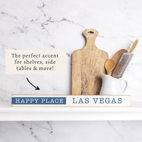 Las Vegas Happy Place Skinny Sign