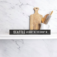 Seattle City Grid Skinny Sign