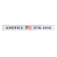 America Flag 1776-2026 Skinny Sign