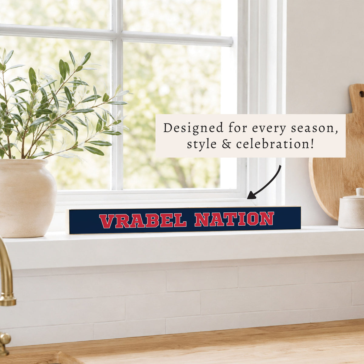 Vrabel Nation Skinny Sign