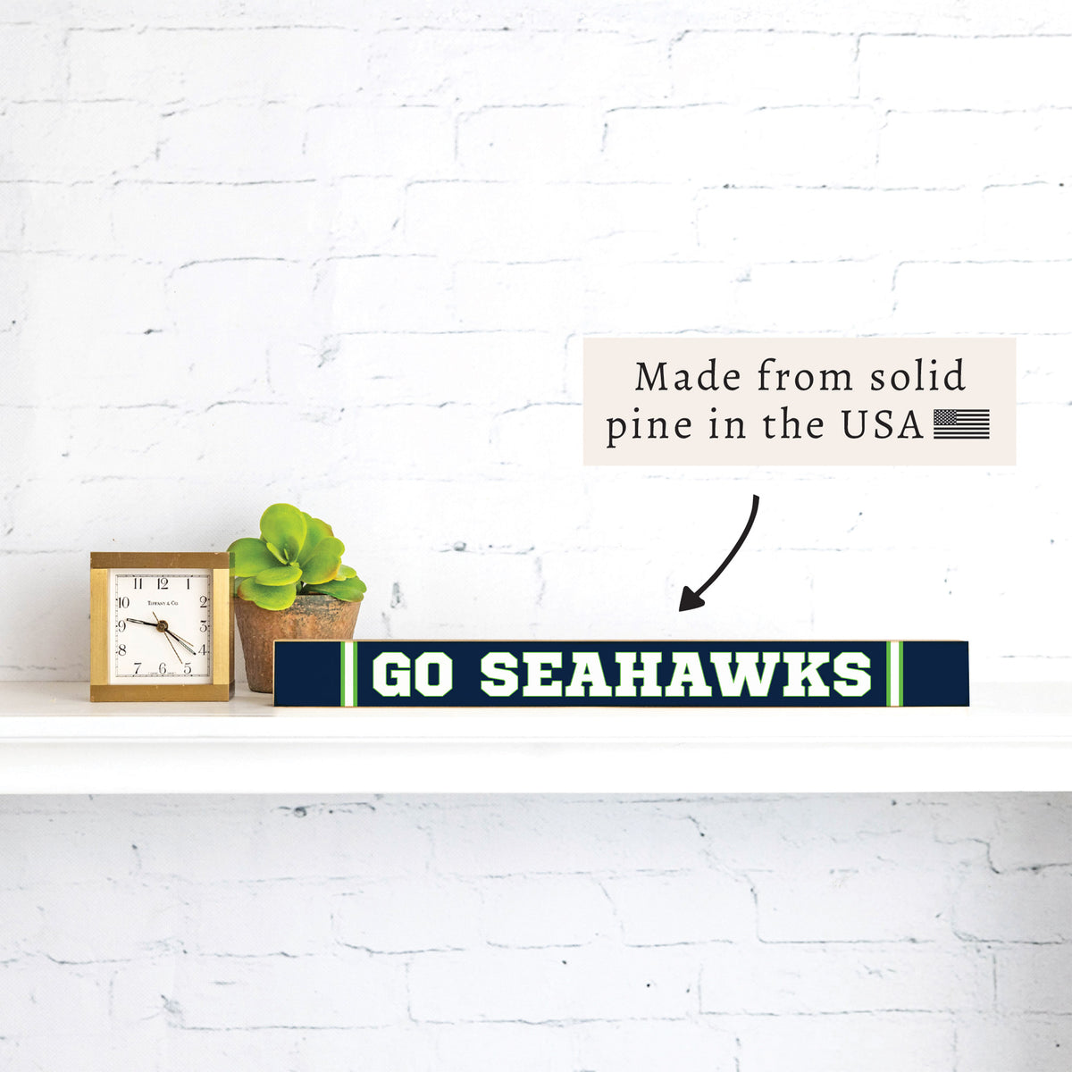 Go Seahawks Skinny Sign