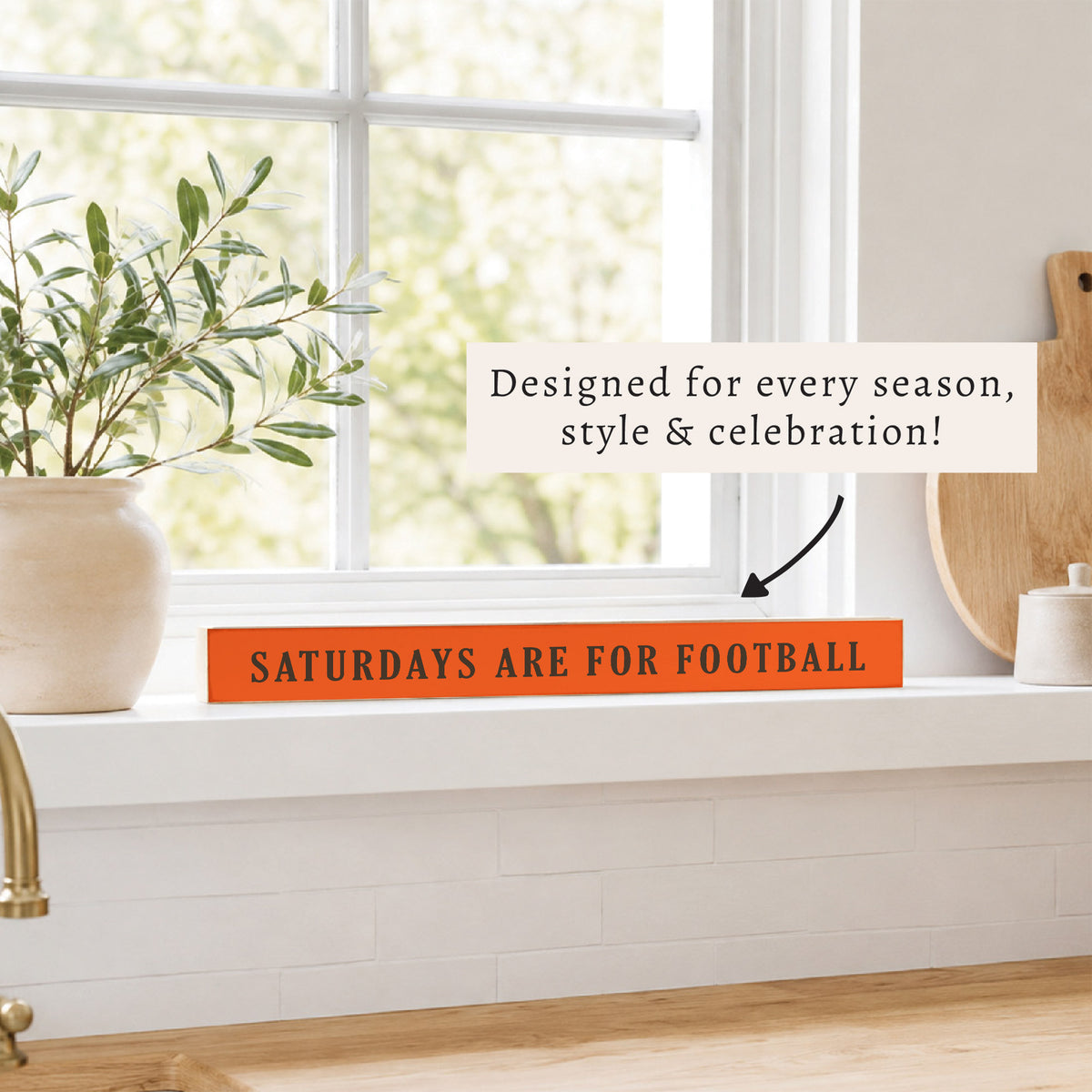 Saturdays are for Football Skinny Sign