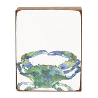 Crab Block Sign