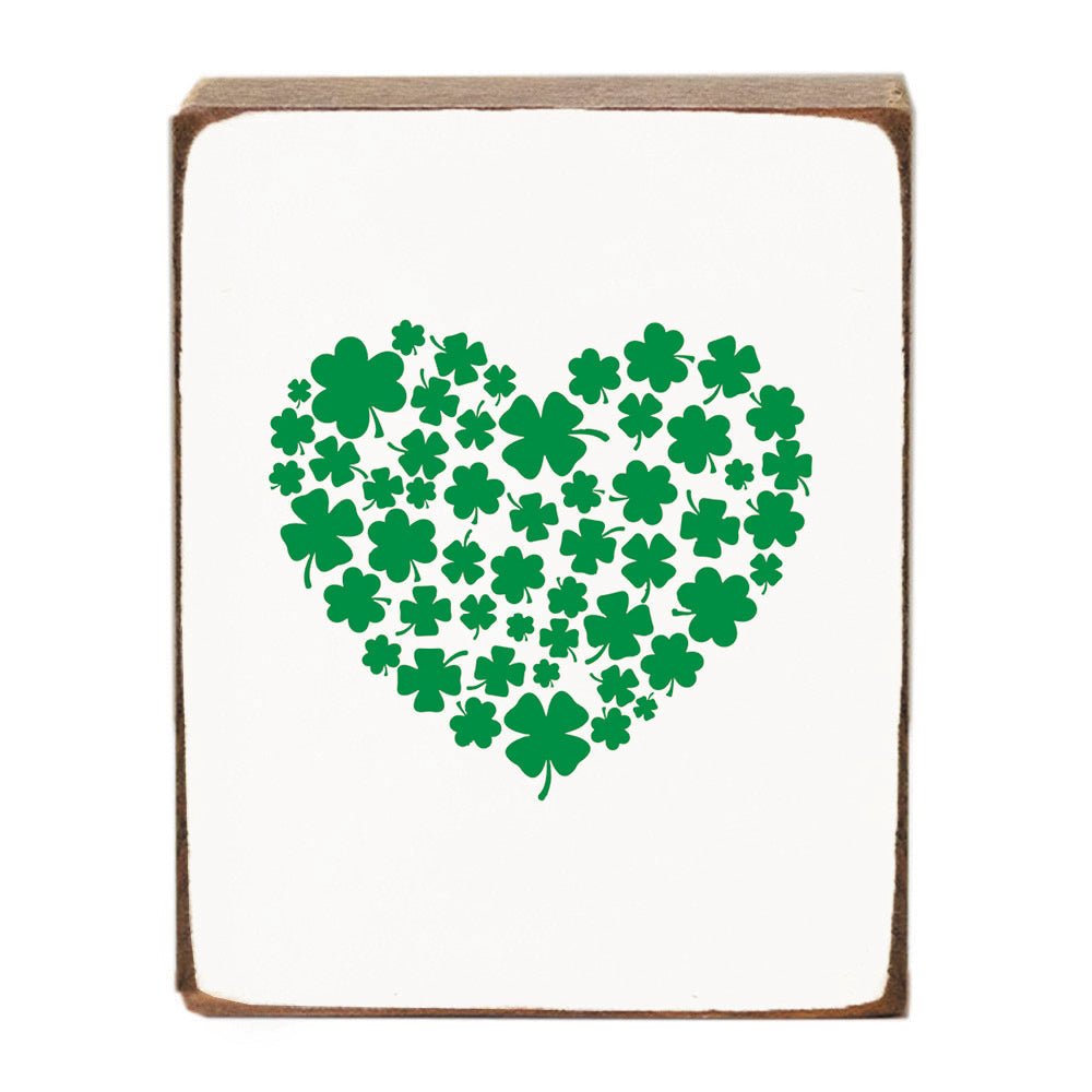 Clover Heart Block Sign