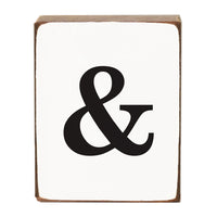Letter Block - Black Antique