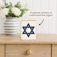 Star Of David Block Sign