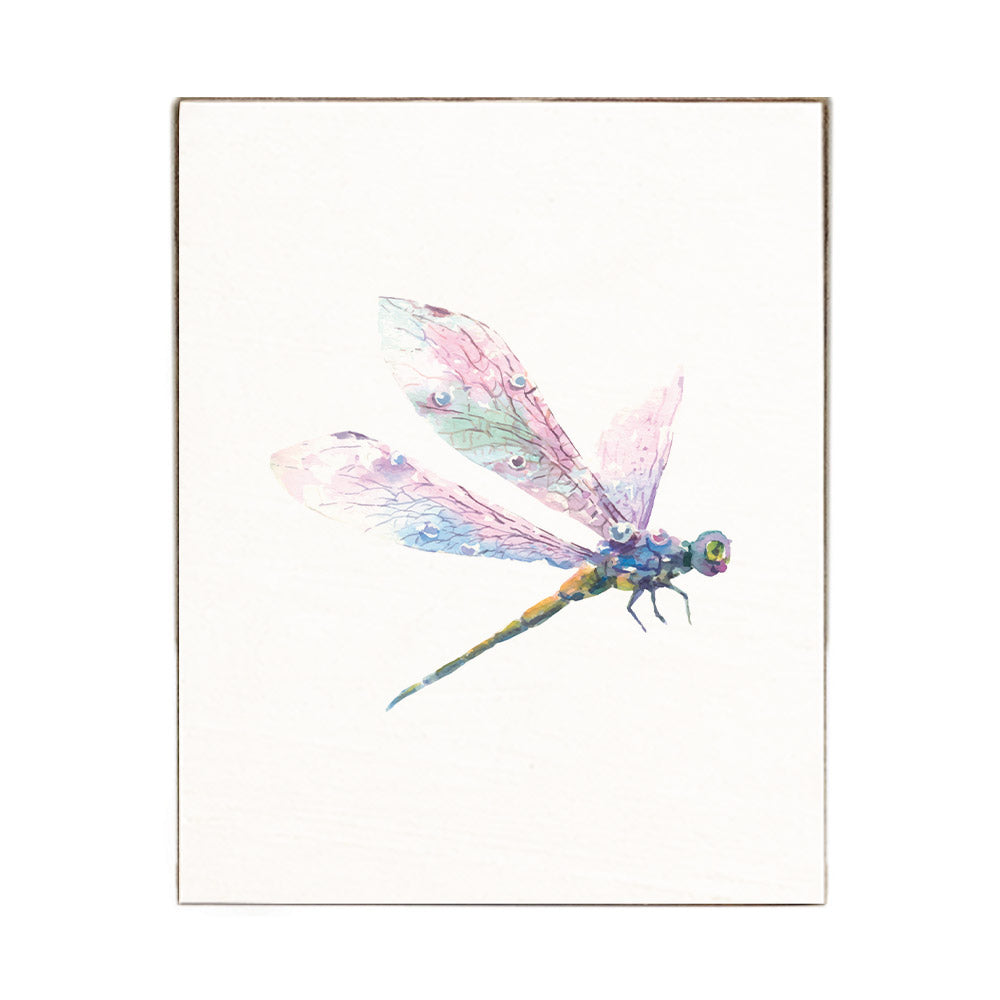 Dragonfly Block Sign
