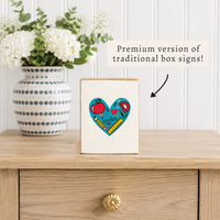 Teacher Heart Block Sign