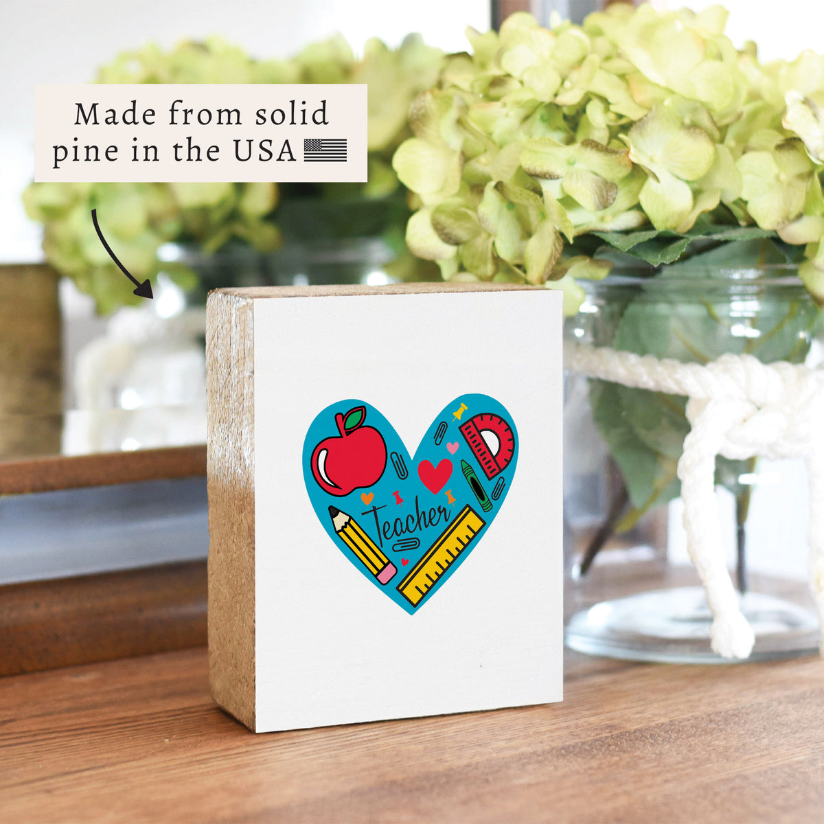 Teacher Heart Block Sign