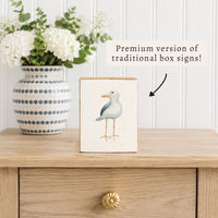 Seagull Block Sign