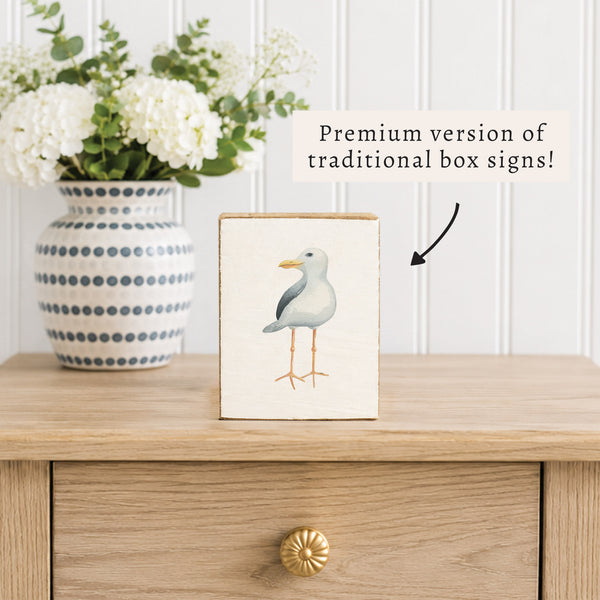 Seagull Block Sign