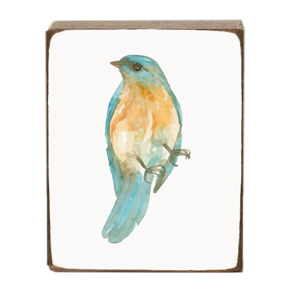 Sparrow Painting Block Block