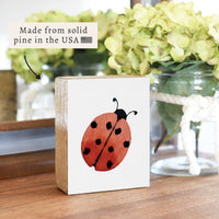 Ladybug Block Sign