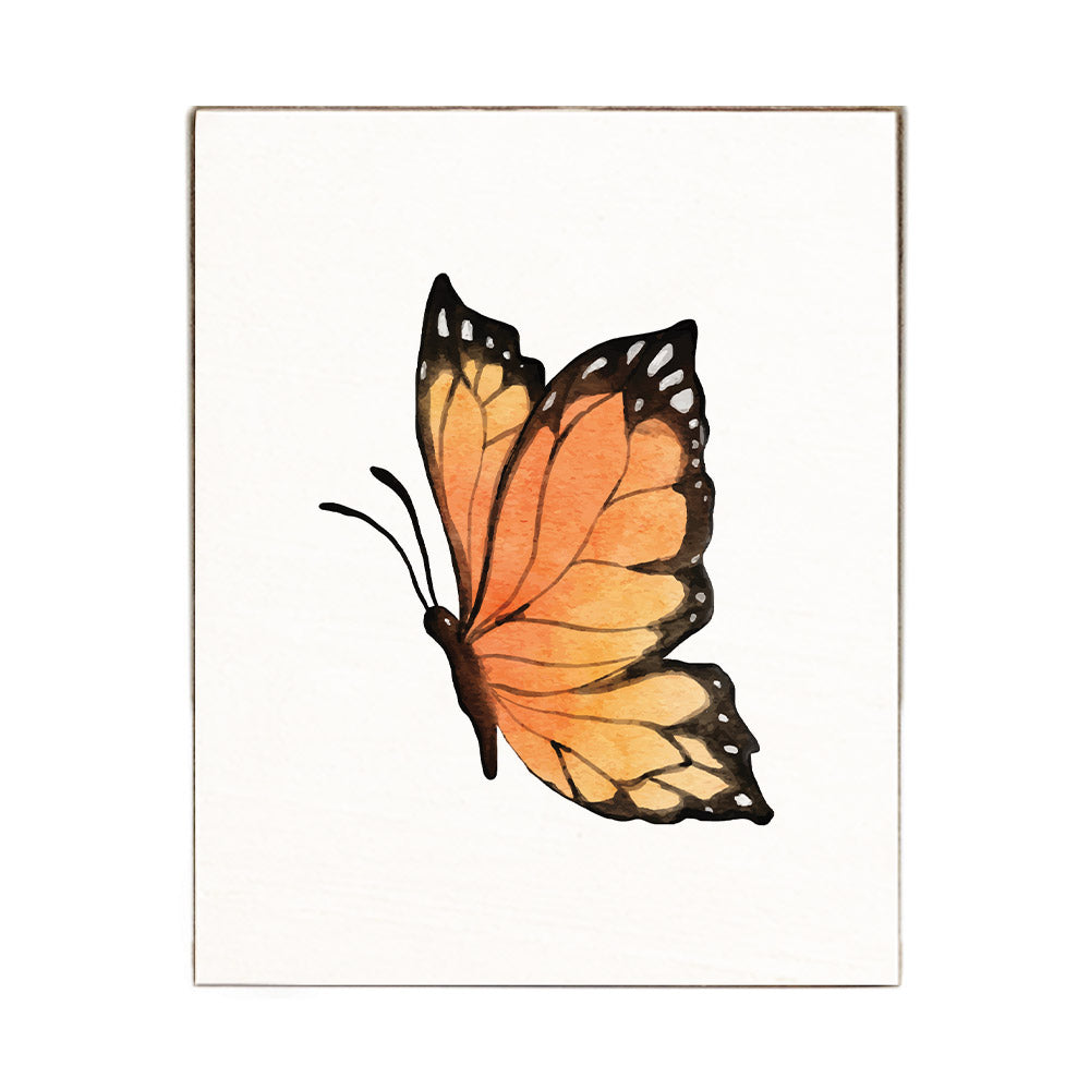 Butterfly Block Sign