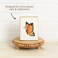 Butterfly Block Sign