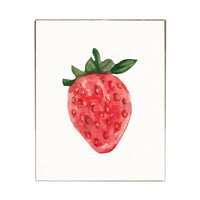 Strawberry Block Sign