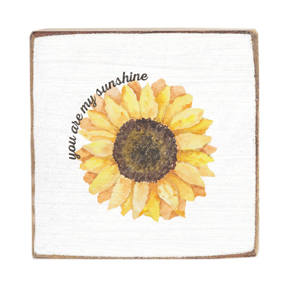 You Are My Sunshine Square Block