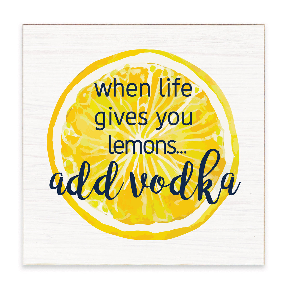 Add Vodka Block Sign