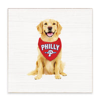 Philly Baseball Dog Block Sign