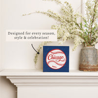 Chi Cubs Baseball Block Sign