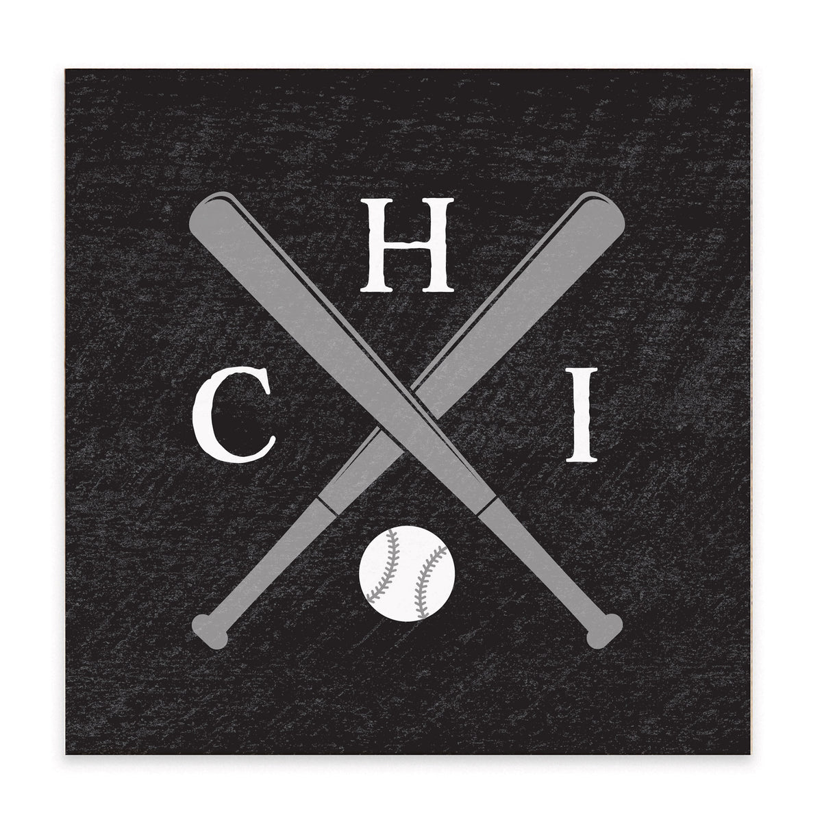 Chicago Sox Baseball Bats Block Sign