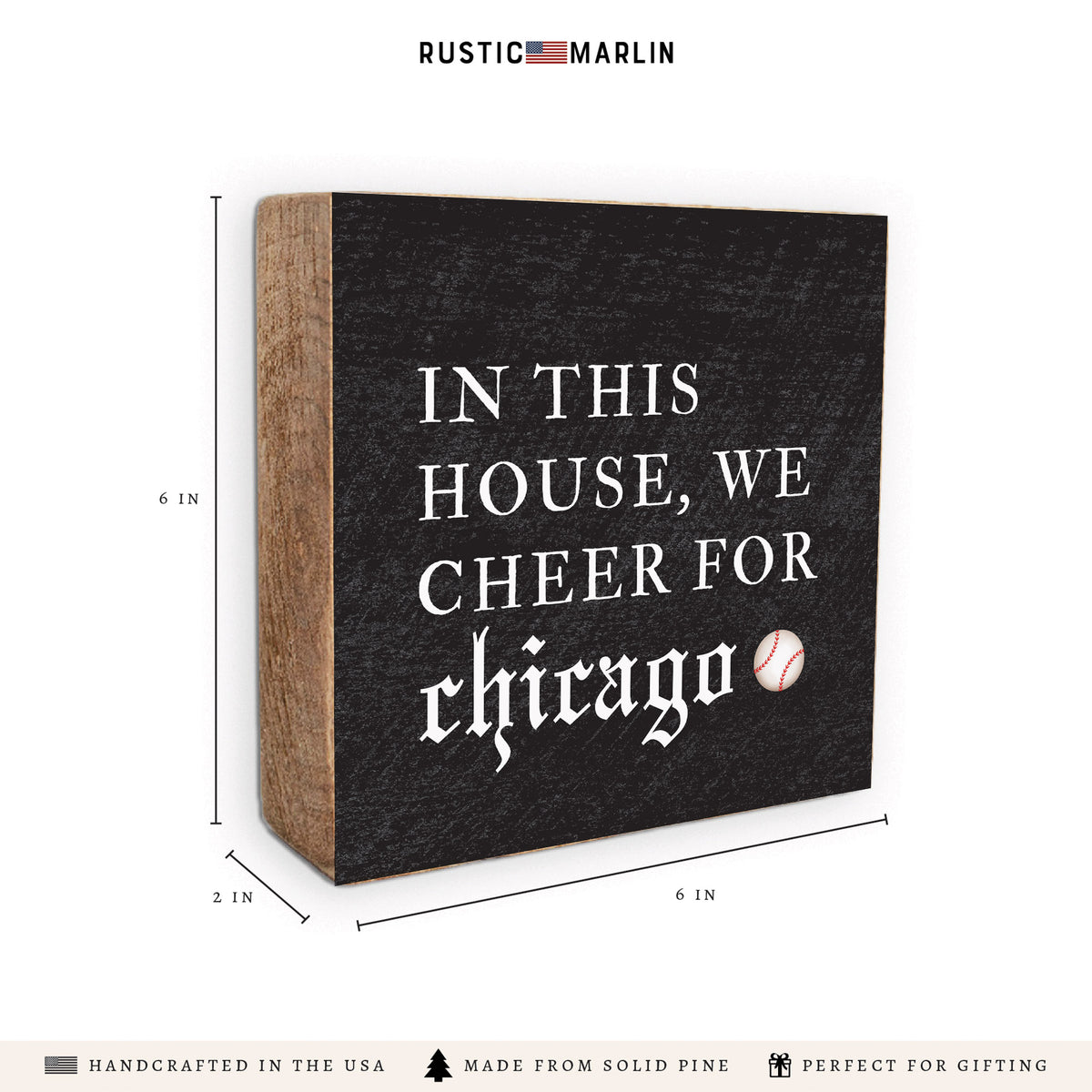 Chicago Sox Cheer For Block Sign