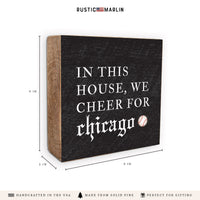 Chicago Sox Cheer For Block Sign
