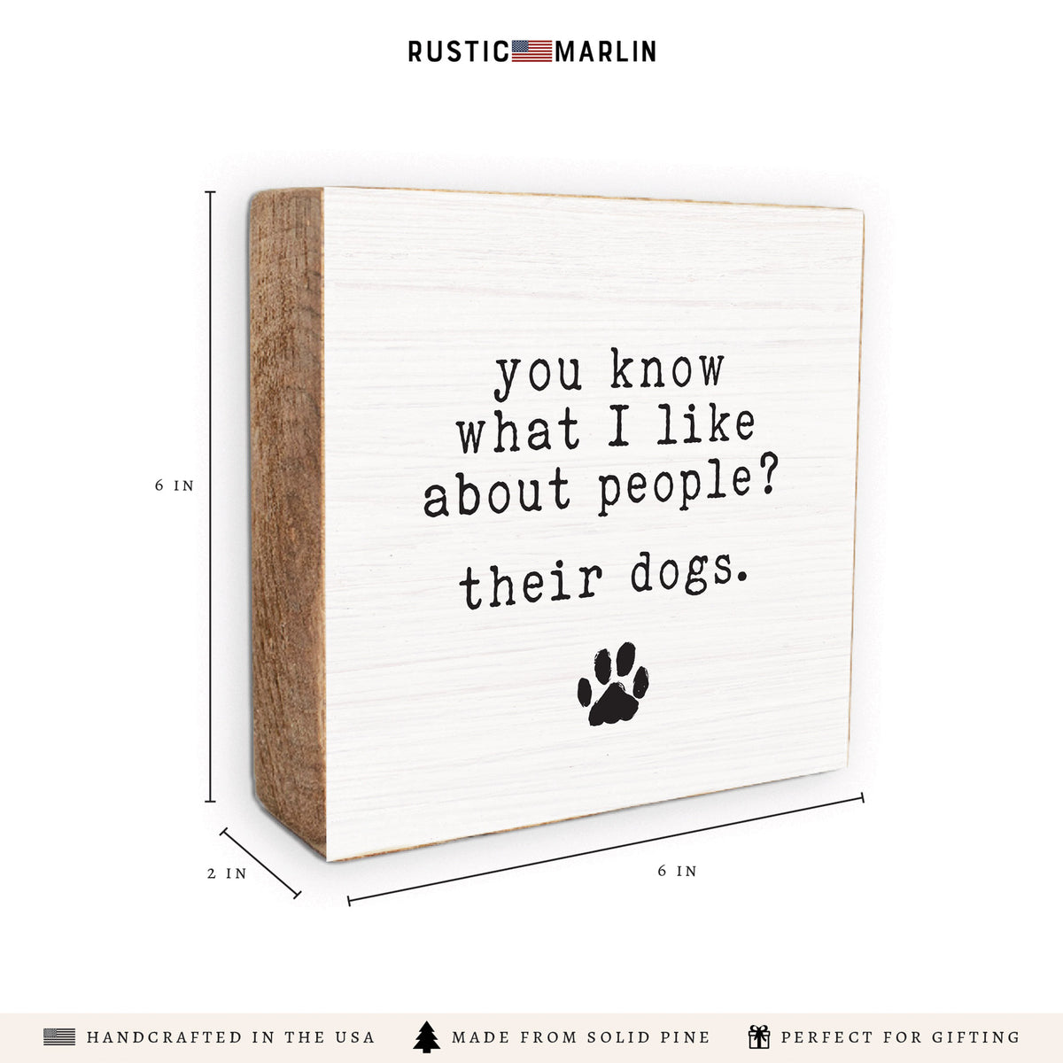 You Know What I Like? Dogs Block Sign