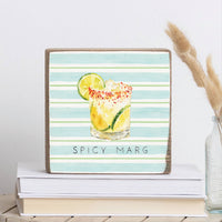 Spicy Marg Block Sign