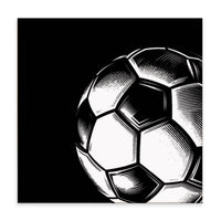 Soccer Ball Block Sign