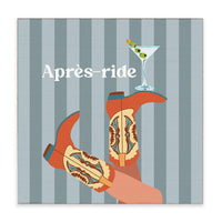 Apres Ride Block Sign