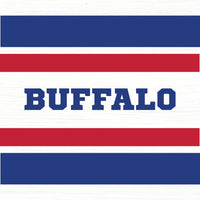 Buffalo Stripes Block Sign