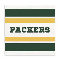 Packers Stripes Block Sign