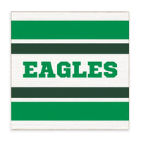 Eagles Stripes Block Sign