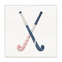 Field Hockey Sticks Block Sign