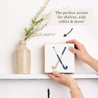 Field Hockey Sticks Block Sign