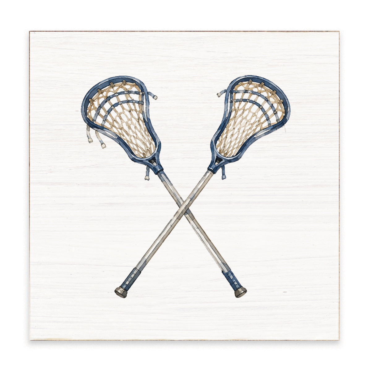 Lacrosse Sticks Block Sign