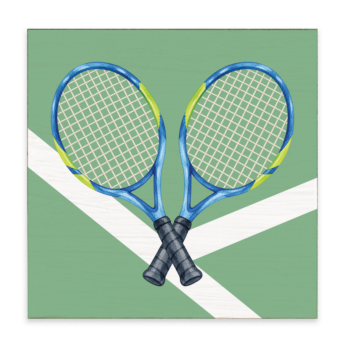Tennis Racquet Block Sign