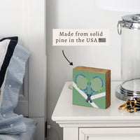 Tennis Racquet Block Sign