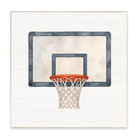 Basketball Hoop Block Sign