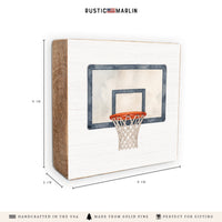 Basketball Hoop Block Sign