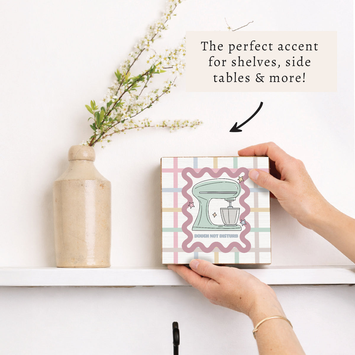 Dough Not Disturb Block Sign