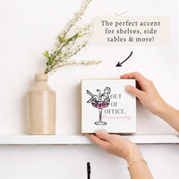 Out Of Office Permanently Block Sign